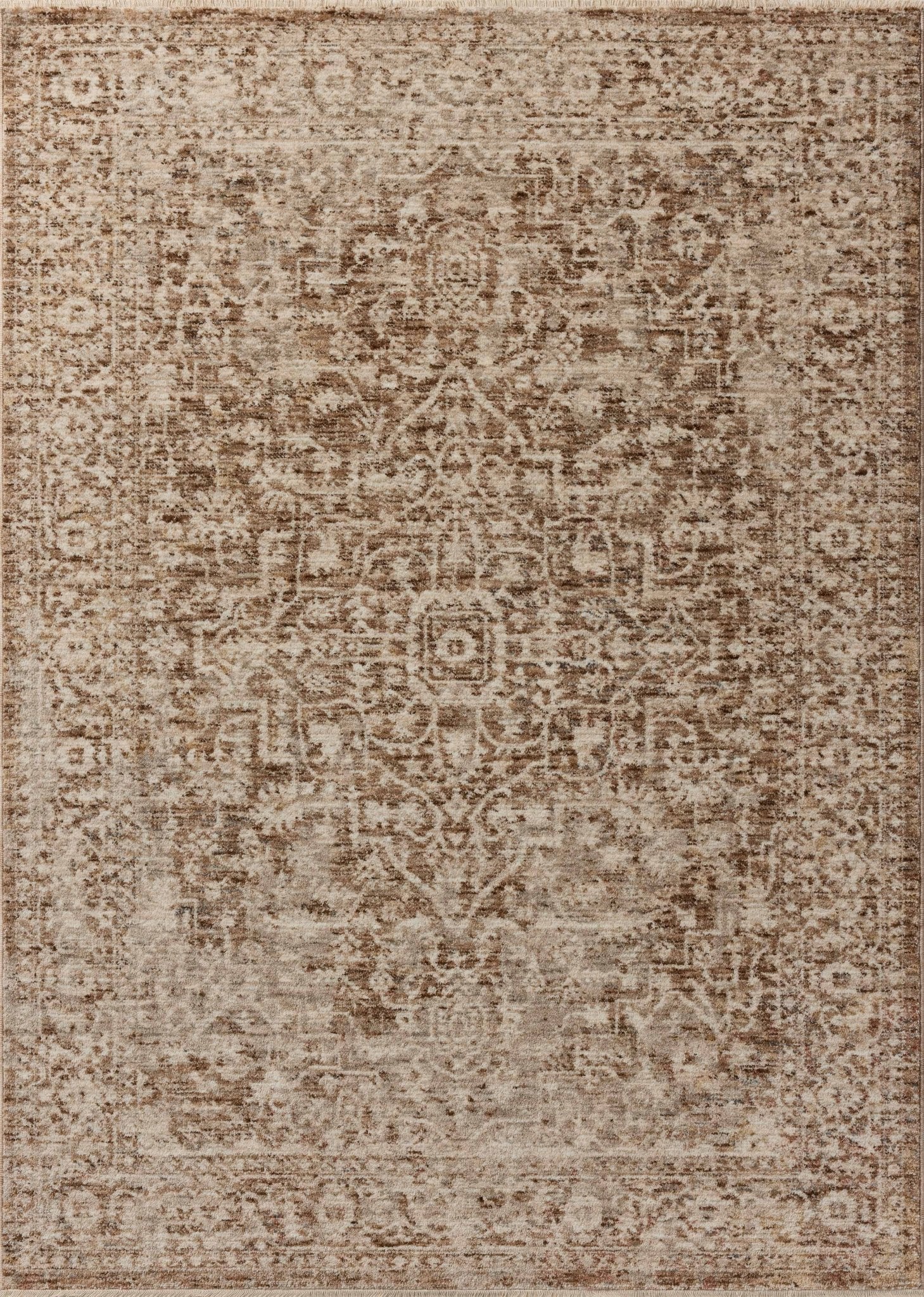 Loloi Newman Bark / Natural Area Rug White Cliff Studio Area Rug