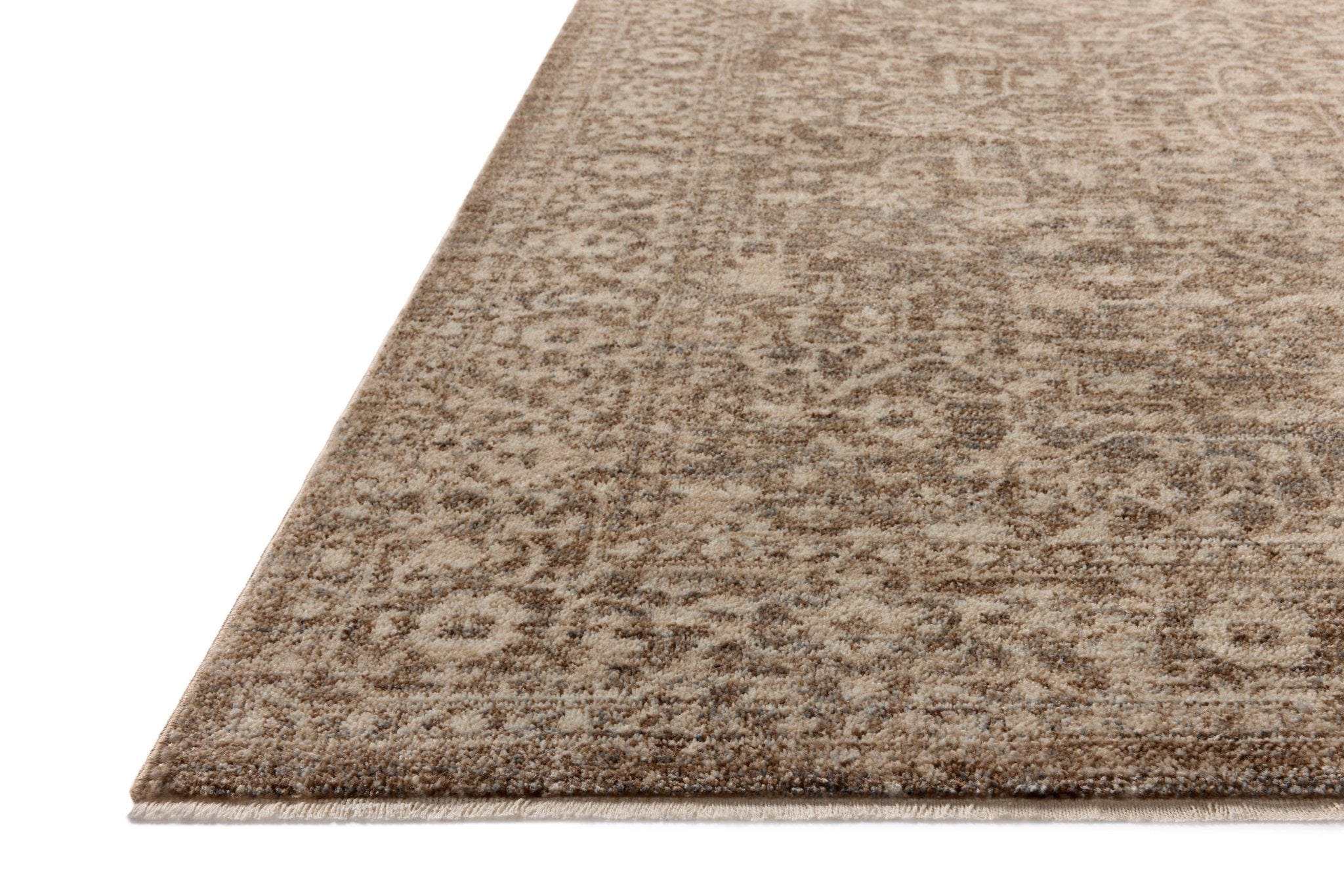 Loloi Newman Dark Taupe / Natural Area Rug White Cliff Studio Area Rug