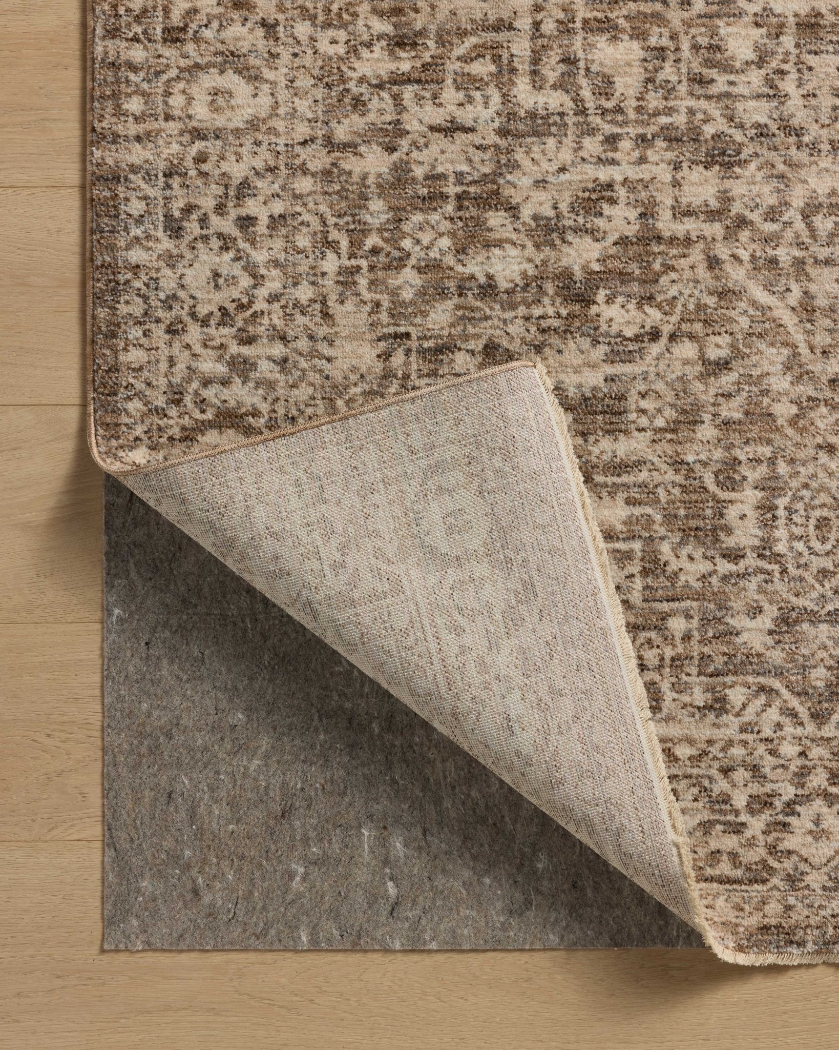 Loloi Newman Dark Taupe / Natural Area Rug White Cliff Studio Area Rug