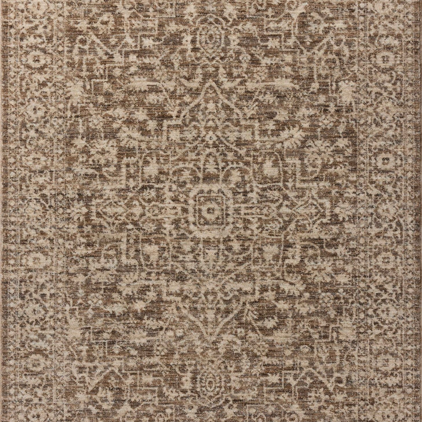 Loloi Newman Dark Taupe / Natural Area Rug White Cliff Studio Area Rug