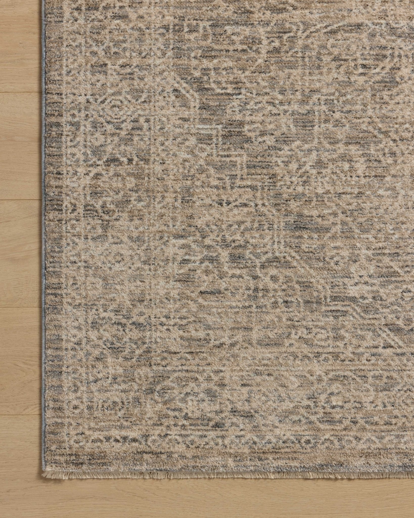 Loloi Newman Slate / Natural Area Rug White Cliff Studio Area Rug