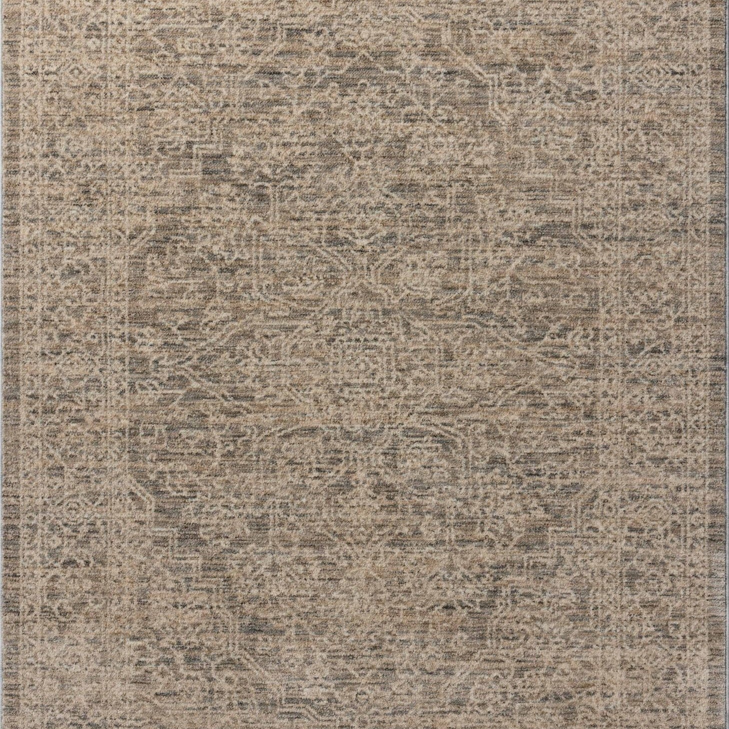 Loloi Newman Slate / Natural Area Rug White Cliff Studio Area Rug