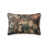 Loloi Not Named Green / Multi Pillow White Cliff Studio Pillow