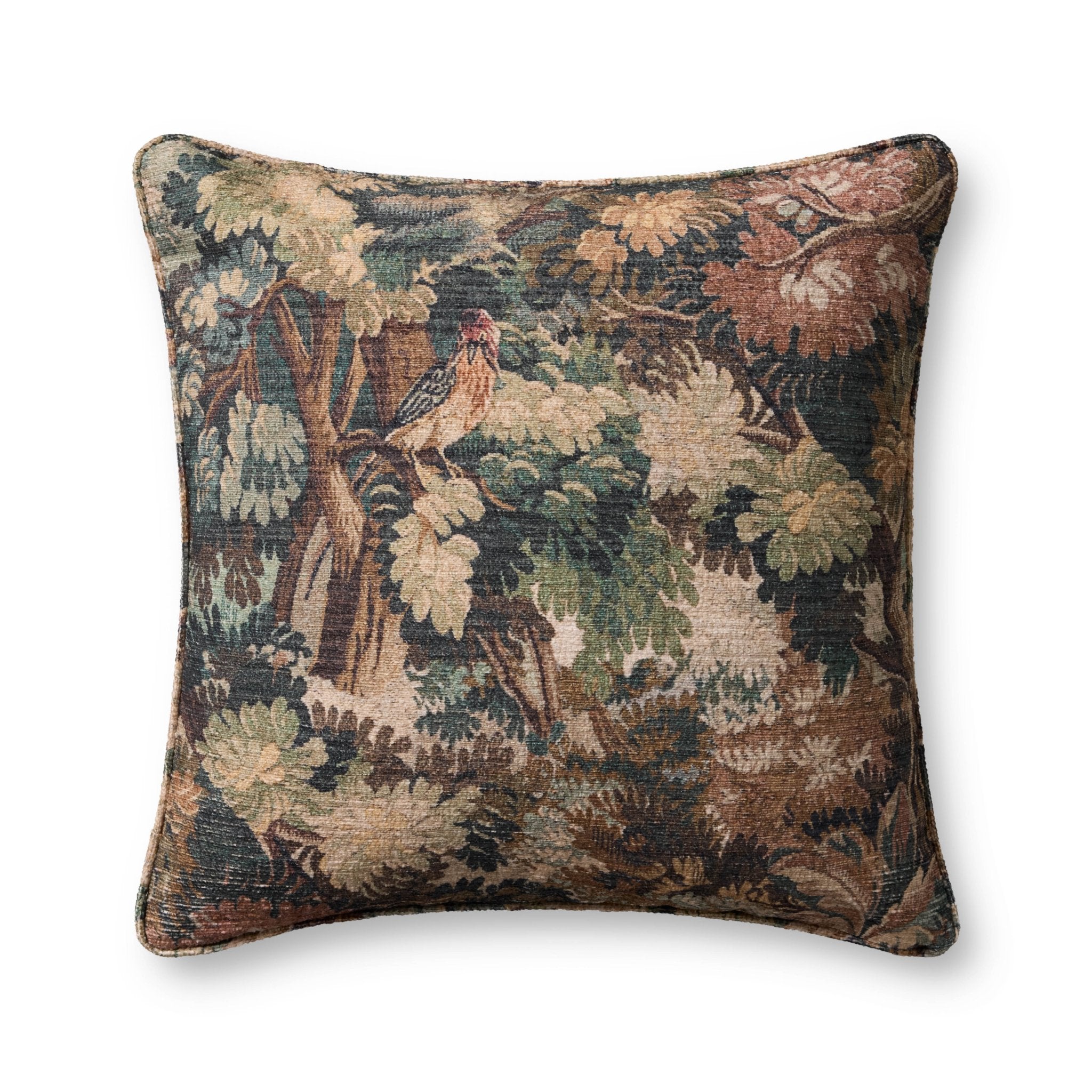 Loloi Not Named Green / Multi Pillow White Cliff Studio Pillow