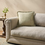 Loloi Not Named Green Pillow White Cliff Studio Pillow