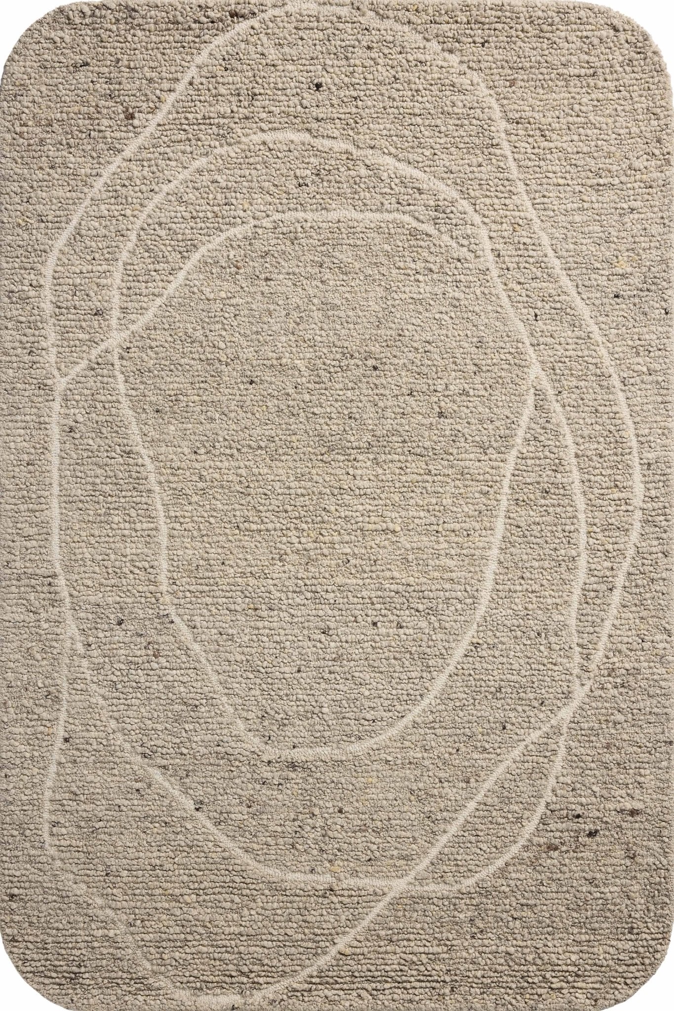 Loloi Otis Oatmeal / Ivory Sample Rug White Cliff Studio Sample Rug