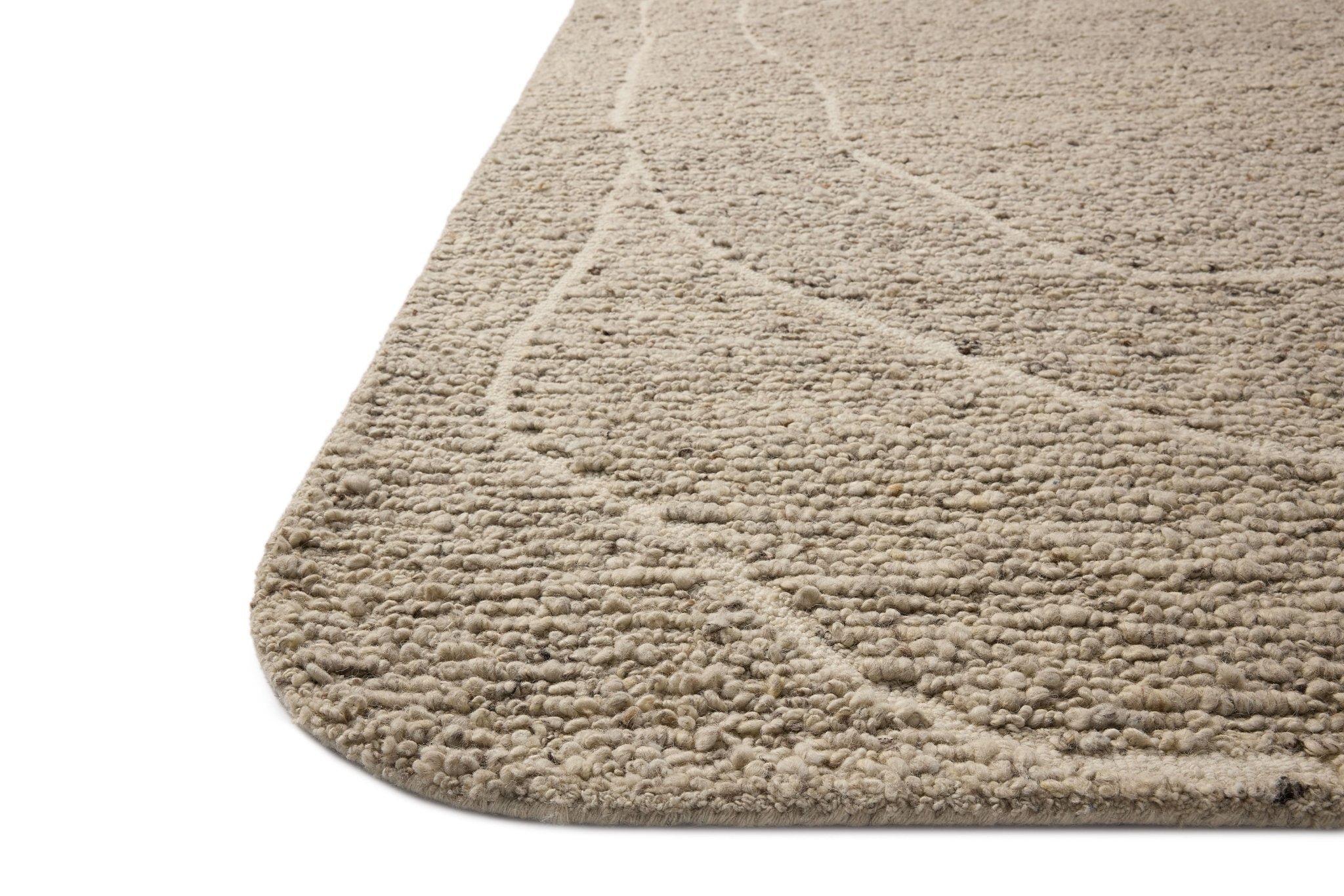 Loloi Otis Oatmeal / Ivory Sample Rug White Cliff Studio Sample Rug
