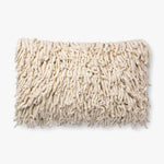 Loloi P0537 Cream Pillow White Cliff Studio Throw Pillows