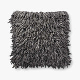 Loloi P0802 Charcoal Pillow White Cliff Studio Throw Pillows