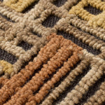 Loloi Perpindicular Gold / Orange Wall Art White Cliff Studio Textile Art