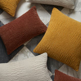 Loloi PLL0097 Copper Pillow White Cliff Studio Throw Pillows