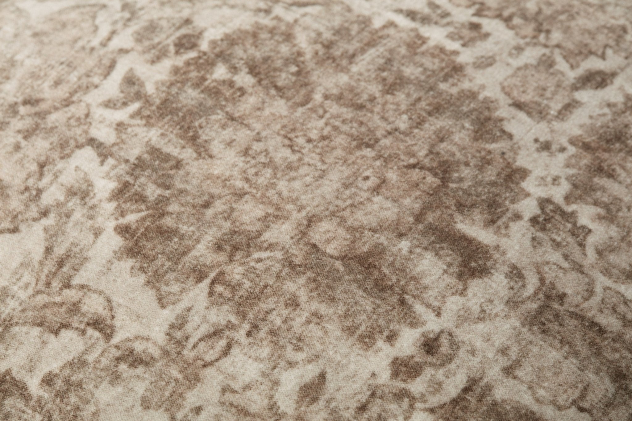 Loloi PLL0104 Natural 22'' x 22'' Cover Only Pillow White Cliff Studio Floral Pillows