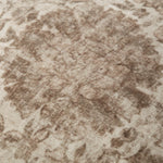 Loloi PLL0104 Natural 22'' x 22'' Cover Only Pillow White Cliff Studio Floral Pillows