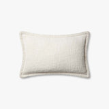 Loloi PLL0109 Ivory Pillow White Cliff Studio Throw Pillows