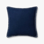 Loloi PLL0109 Navy Pillow White Cliff Studio Throw Pillows