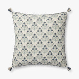 Loloi PLL0114 Blue / Multi Pillow White Cliff Studio Throw Pillows