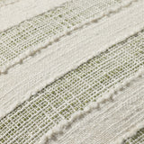 Loloi PLL0134 Green / Ivory Pillow White Cliff Studio Throw Pillows