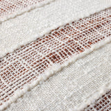 Loloi PLL0134 Rust / Ivory Pillow White Cliff Studio Throw Pillows