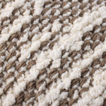 Loloi PLL0141 Dark Taupe / Ivory Pillow White Cliff Studio Throw Pillows