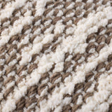 Loloi PLL0141 Dark Taupe / Ivory Pillow White Cliff Studio Throw Pillows