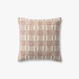 Loloi PLL0185 Ivory / Rust Pillow White Cliff Studio Throw Pillows