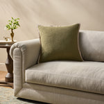 Loloi PLL0207 Green Pillow White Cliff Studio Throw Pillows