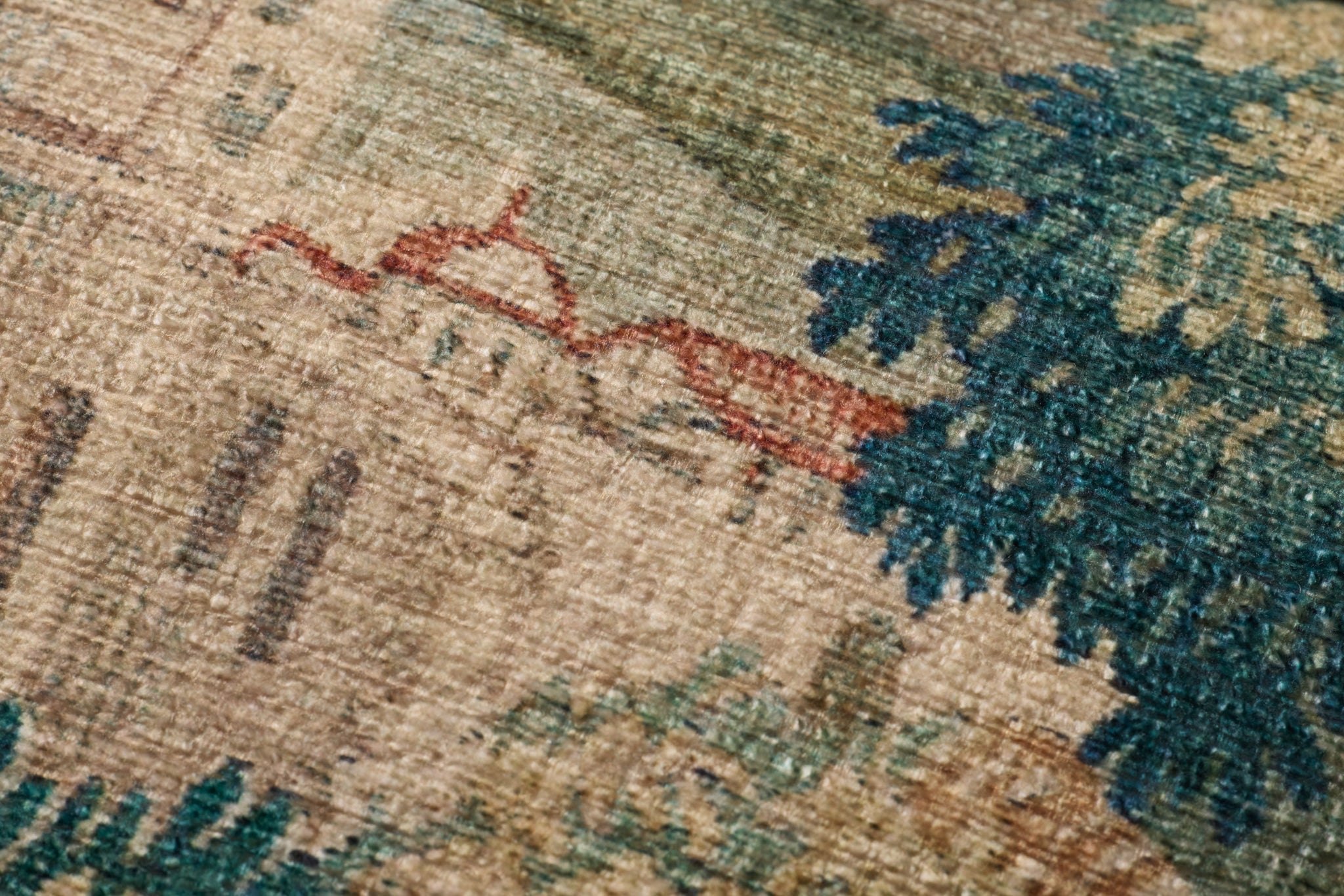 Loloi PLL0211 Green / Multi Pillow White Cliff Studio Throw Pillows