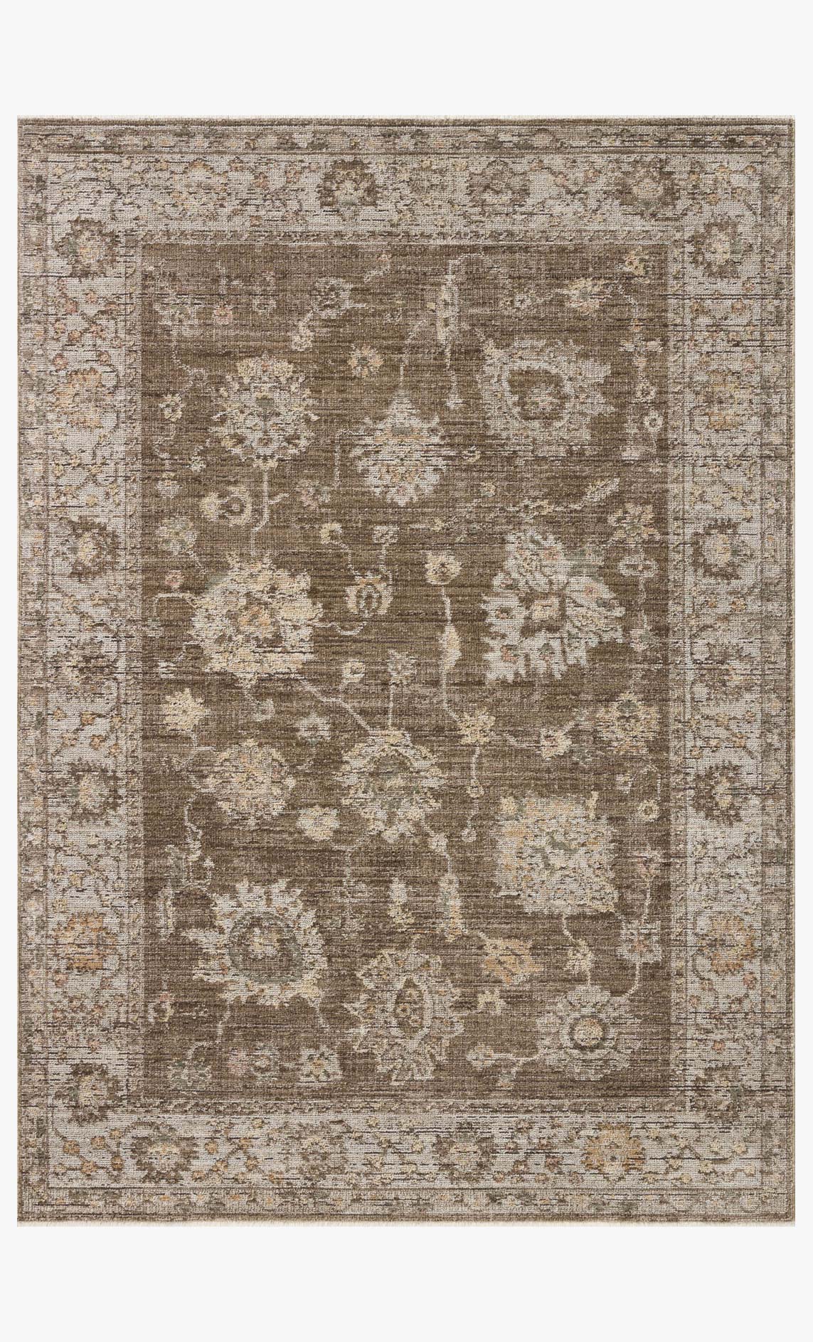 Loloi Priscilla Bark / Ivory Rug White Cliff Studio Area Rugs