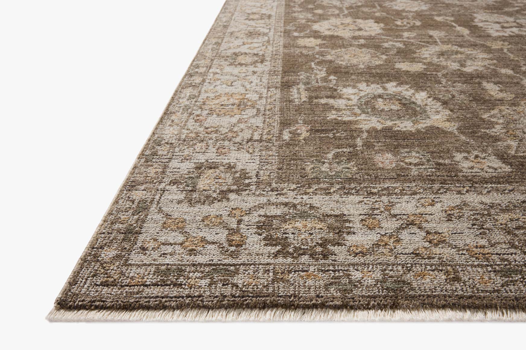 Loloi Priscilla Bark / Ivory Rug White Cliff Studio Area Rugs