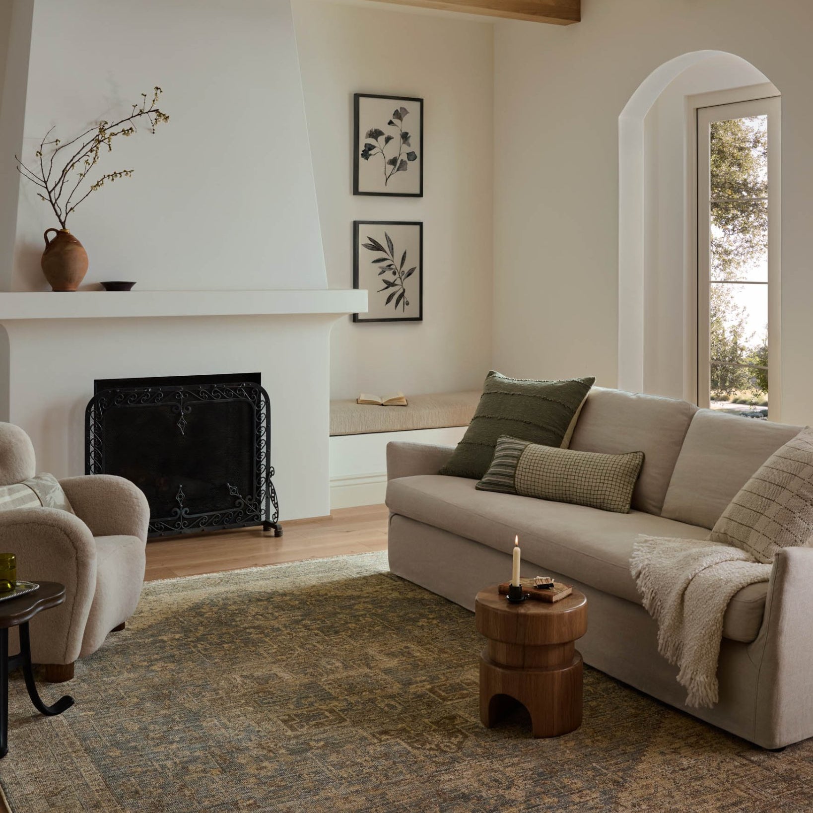 Loloi Priscilla Blue / Bark Rug White Cliff Studio Area Rugs