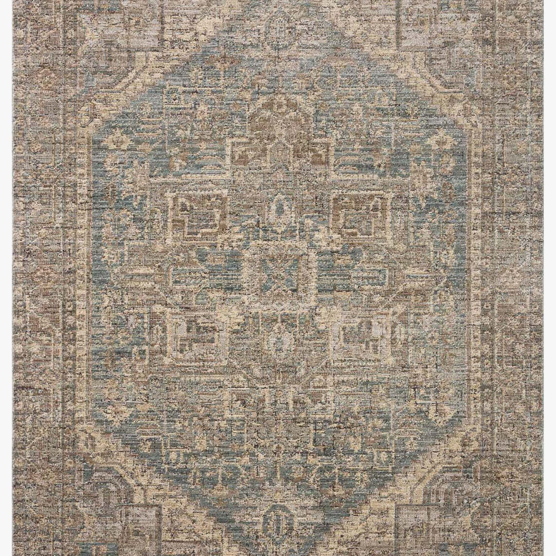 Loloi Priscilla Blue / Bark Rug White Cliff Studio Area Rugs