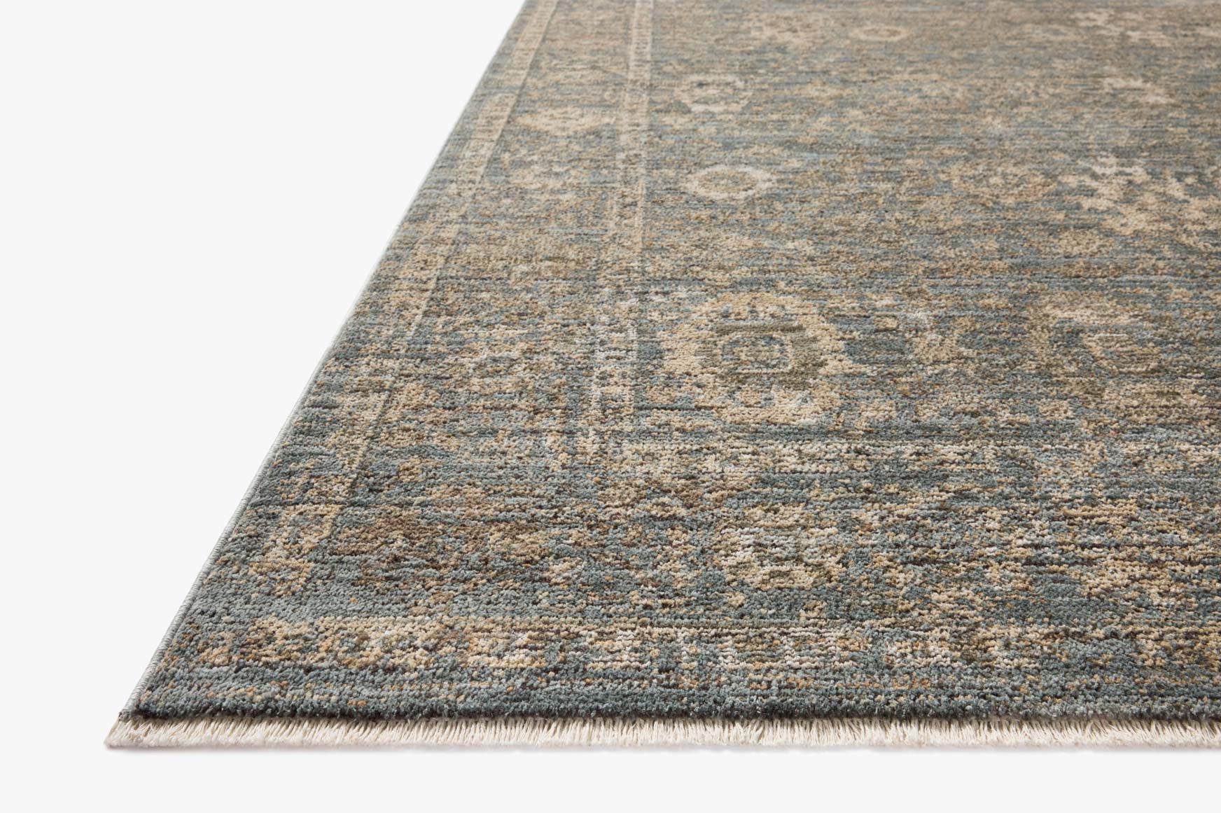 Loloi Priscilla Blue / Sand Rug White Cliff Studio Area Rugs
