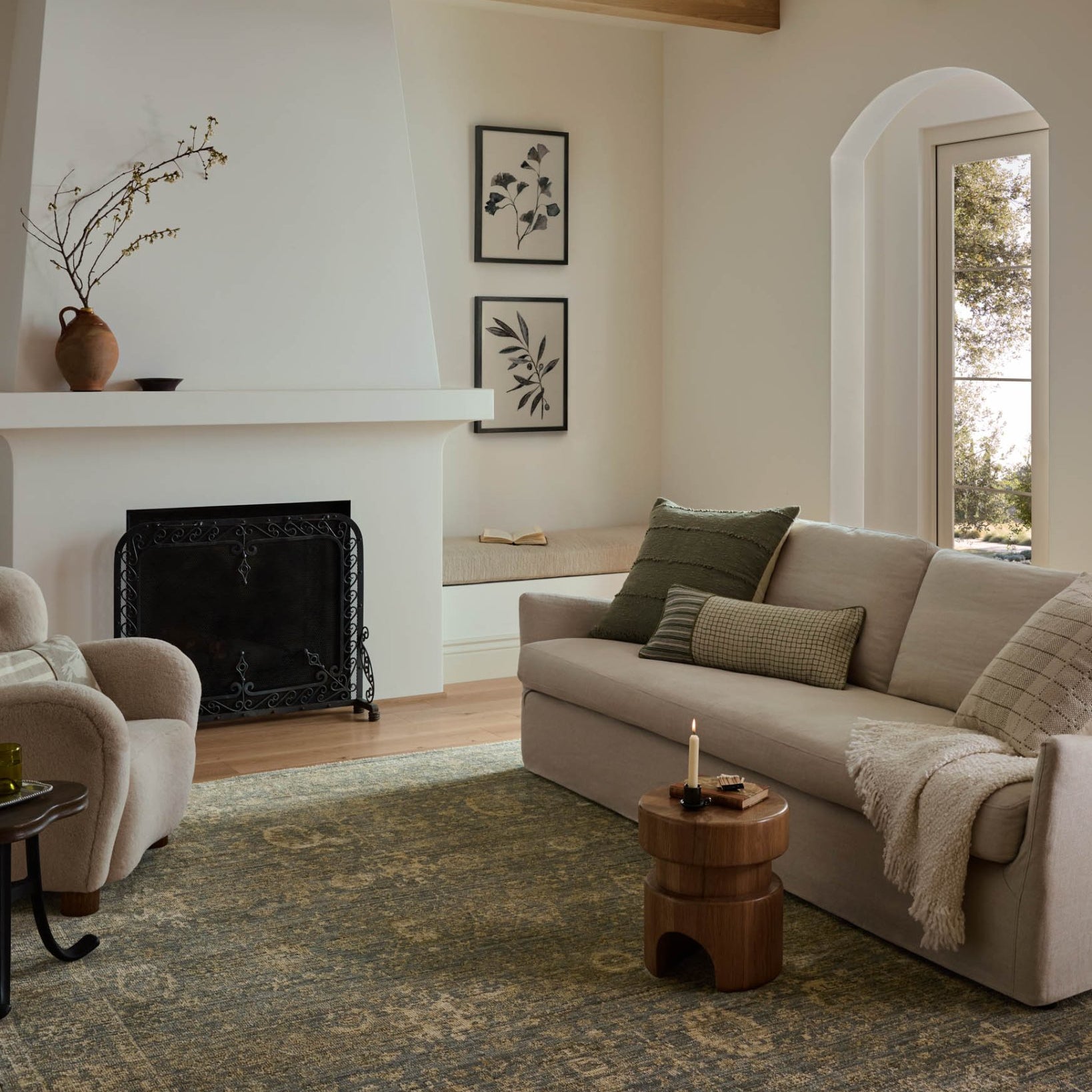 Loloi Priscilla Blue / Sand Rug White Cliff Studio Area Rugs