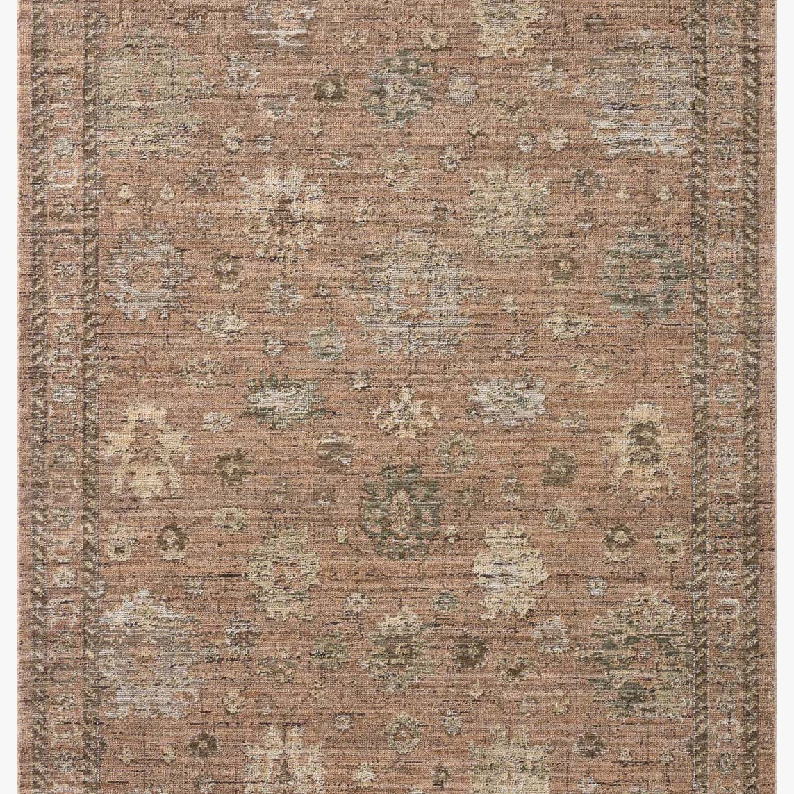 Loloi Priscilla Blush / Multi Rug White Cliff Studio Area Rugs