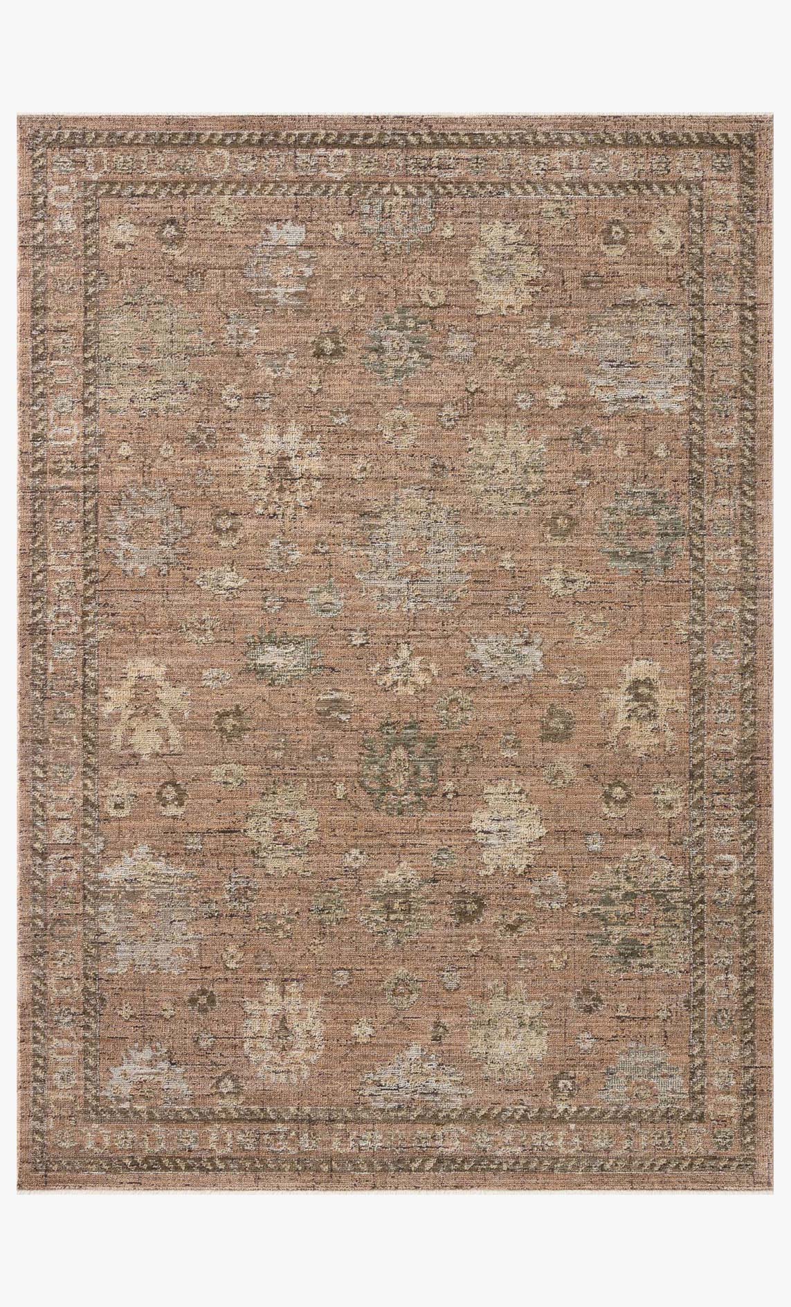 Loloi Priscilla Blush / Multi Rug White Cliff Studio Area Rugs