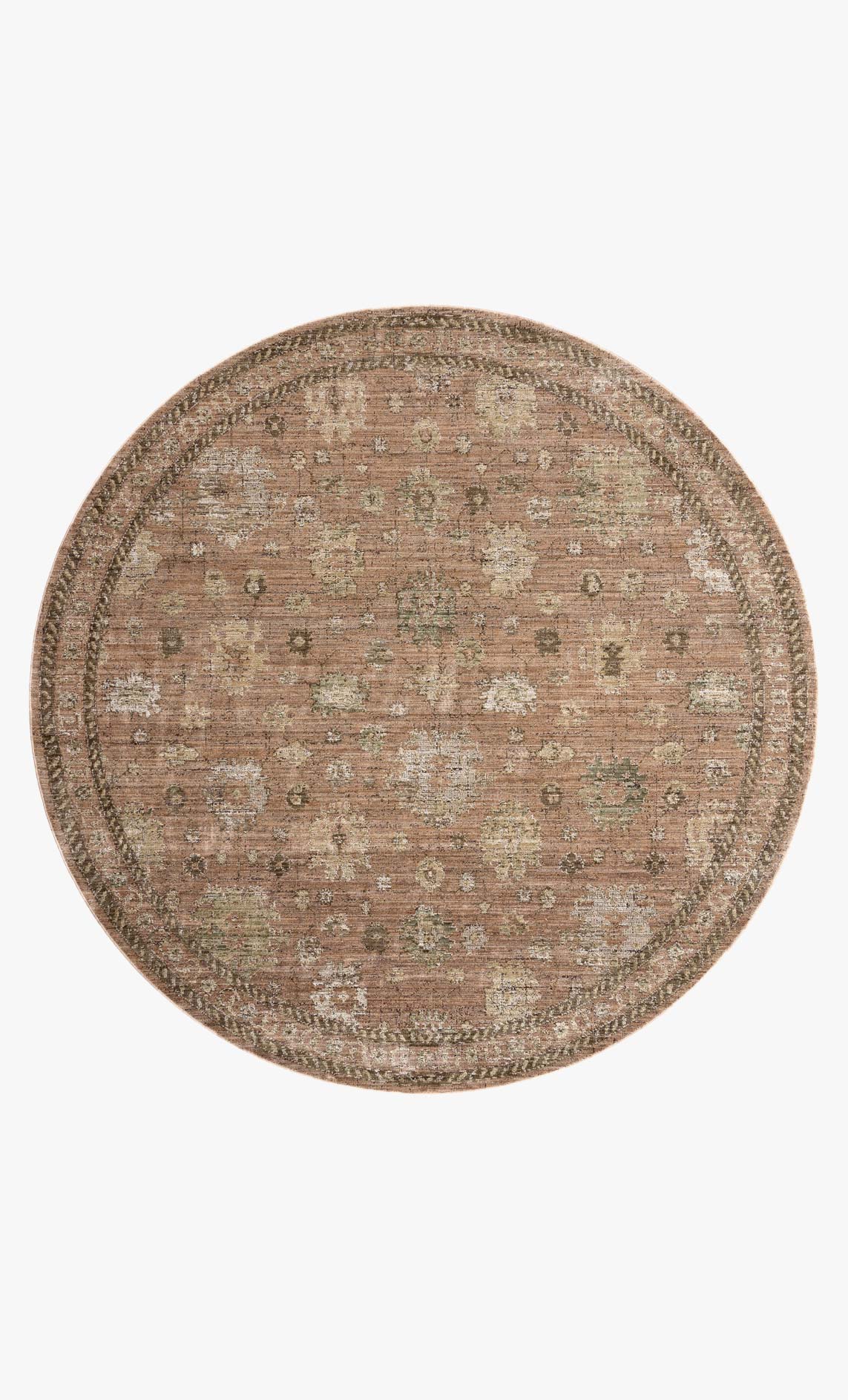 Loloi Priscilla Blush / Multi Rug White Cliff Studio Area Rugs