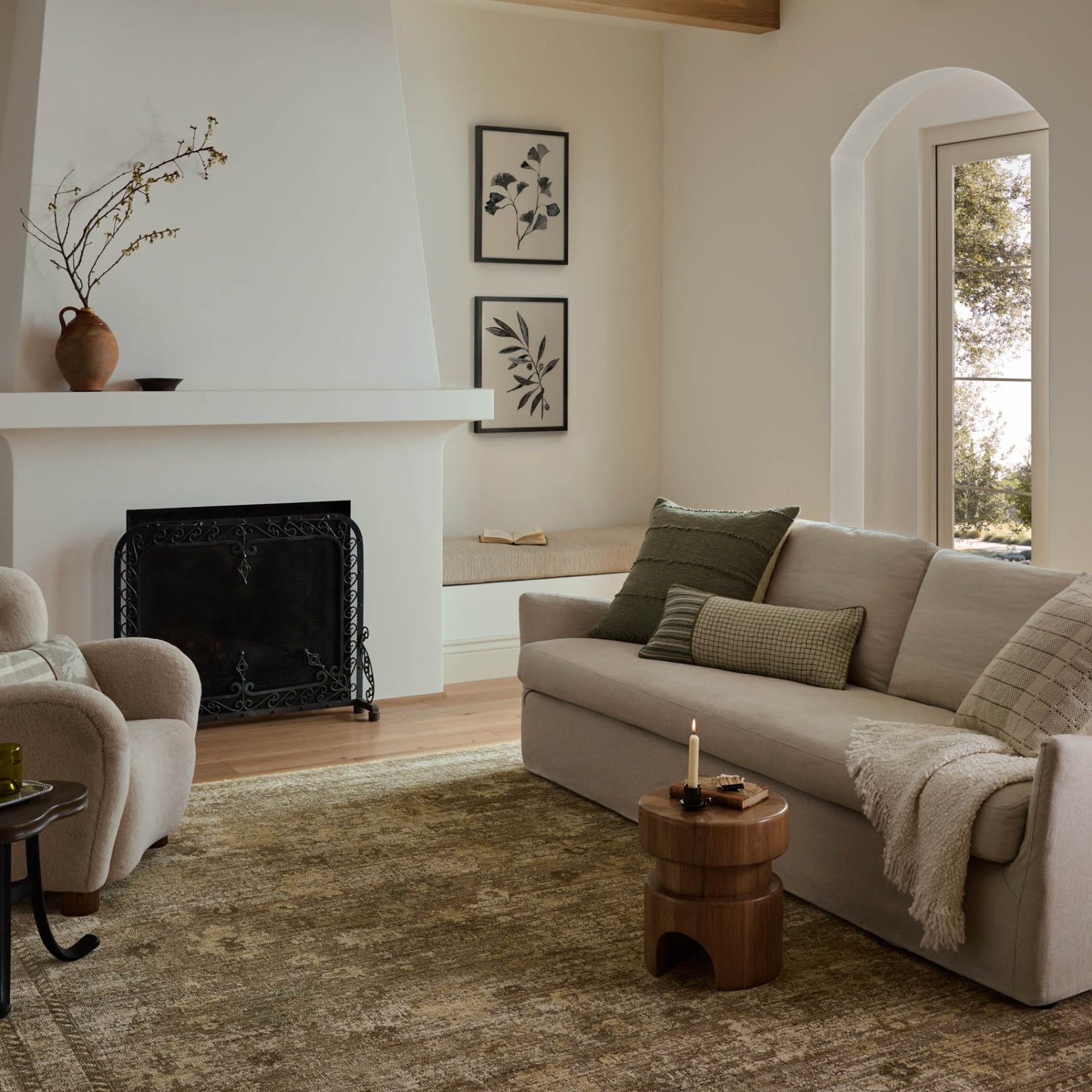 Loloi Priscilla Sand / Earth Rug White Cliff Studio Area Rugs