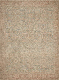 Loloi Priya Denim / Rust Rug