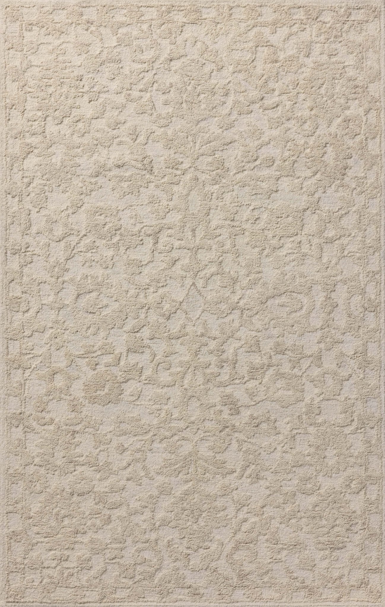Loloi Prudence Cream / Ivory Sample Rug White Cliff Studio Sample Rug