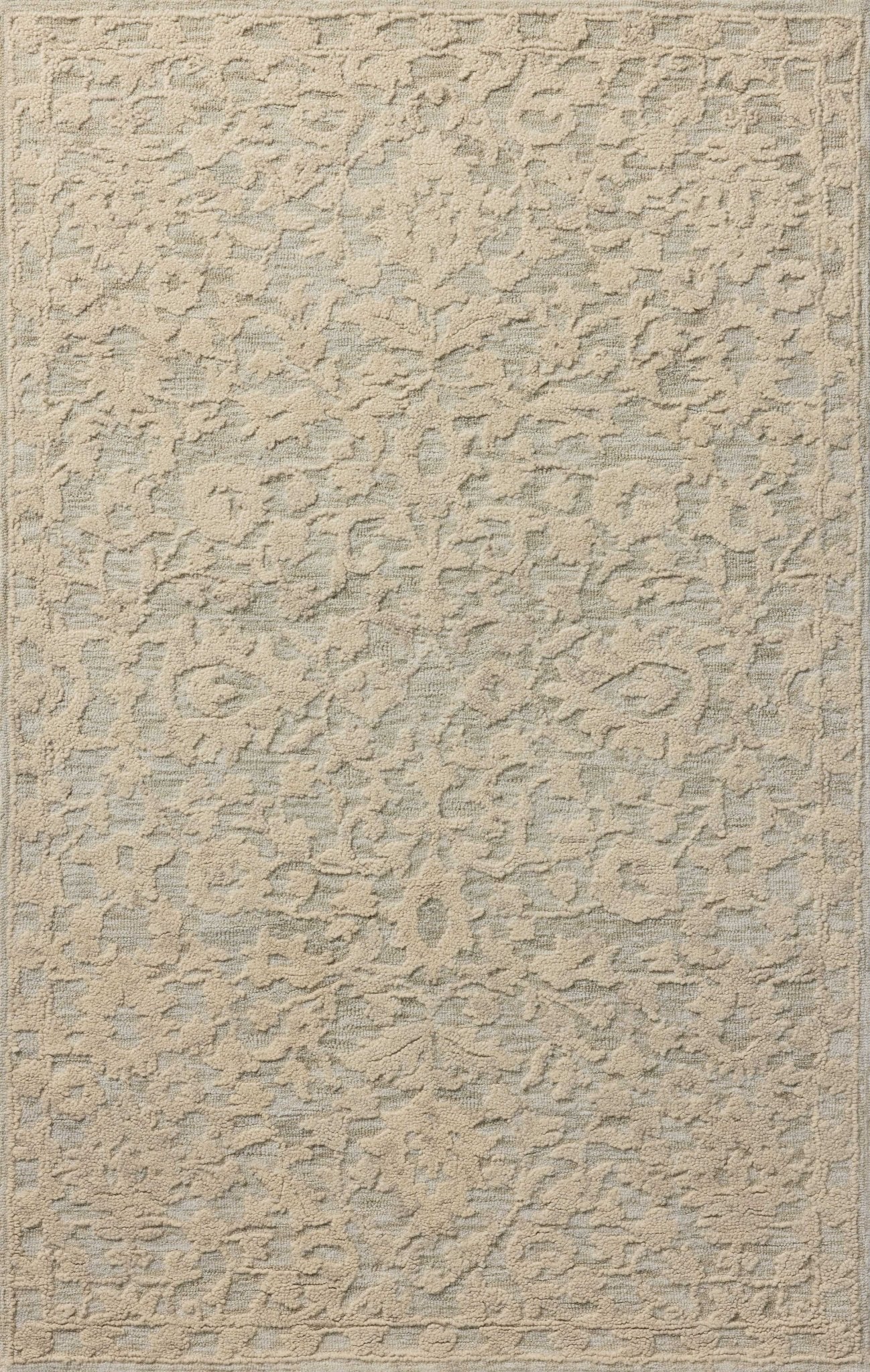 Loloi Prudence Sage / Ivory Sample Rug White Cliff Studio Sample Rug