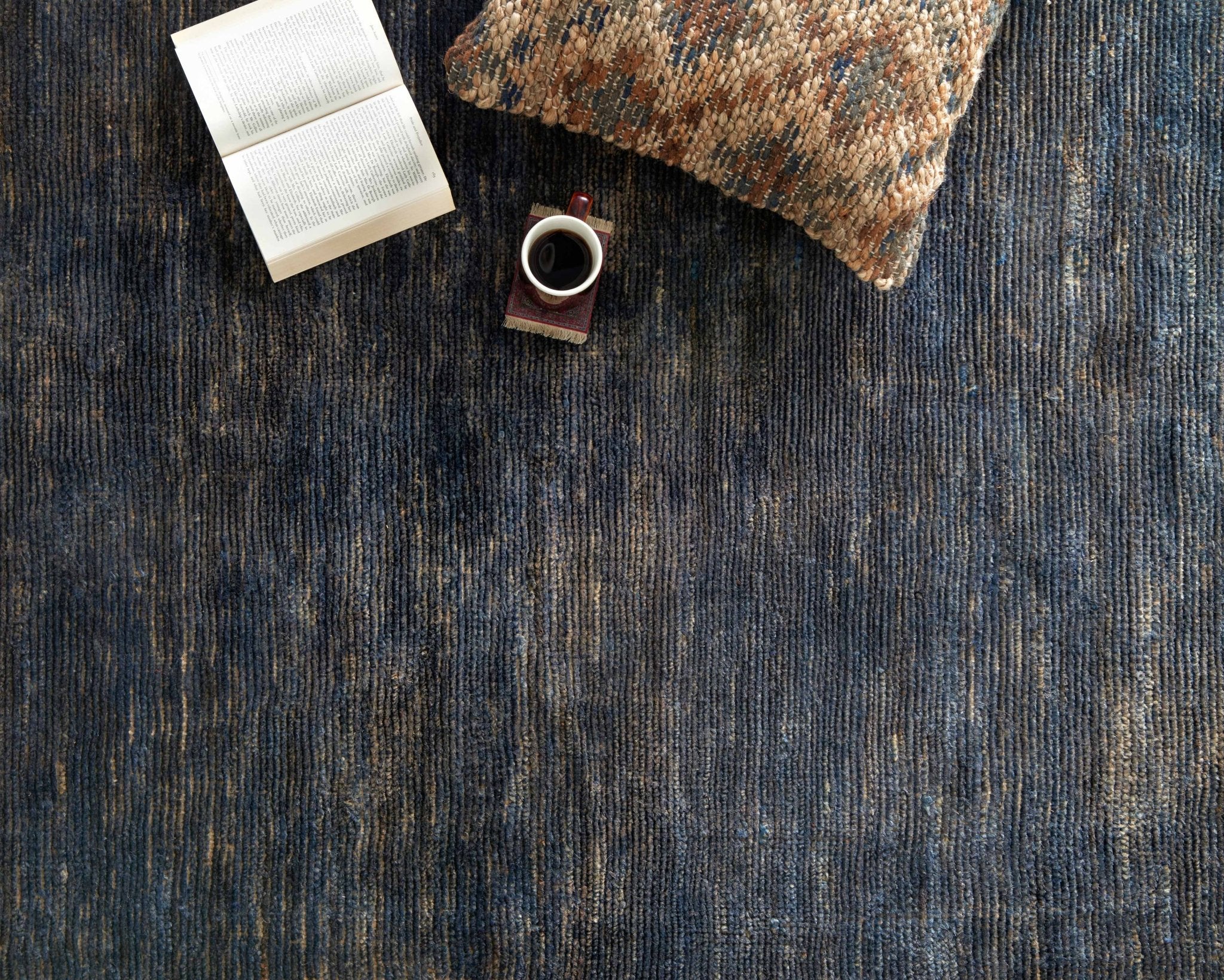 Loloi Quinn Indigo Area Rug White Cliff Studio Area Rug