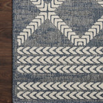 Loloi Rainier Denim / Ivory Area Rug White Cliff Studio Area Rug