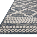 Loloi Rainier Denim / Ivory Area Rug White Cliff Studio Area Rug