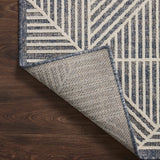Loloi Rainier Denim / Ivory Area Rug White Cliff Studio Area Rug