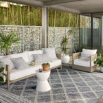 Loloi Rainier Denim / Ivory Area Rug White Cliff Studio Area Rug