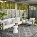 Loloi Rainier Grey / Charcoal Area Rug White Cliff Studio Area Rug