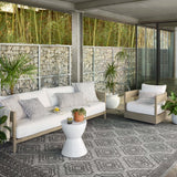 Loloi Rainier Grey / Charcoal Area Rug White Cliff Studio Area Rug