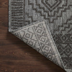 Loloi Rainier Grey / Charcoal Area Rug White Cliff Studio Area Rug