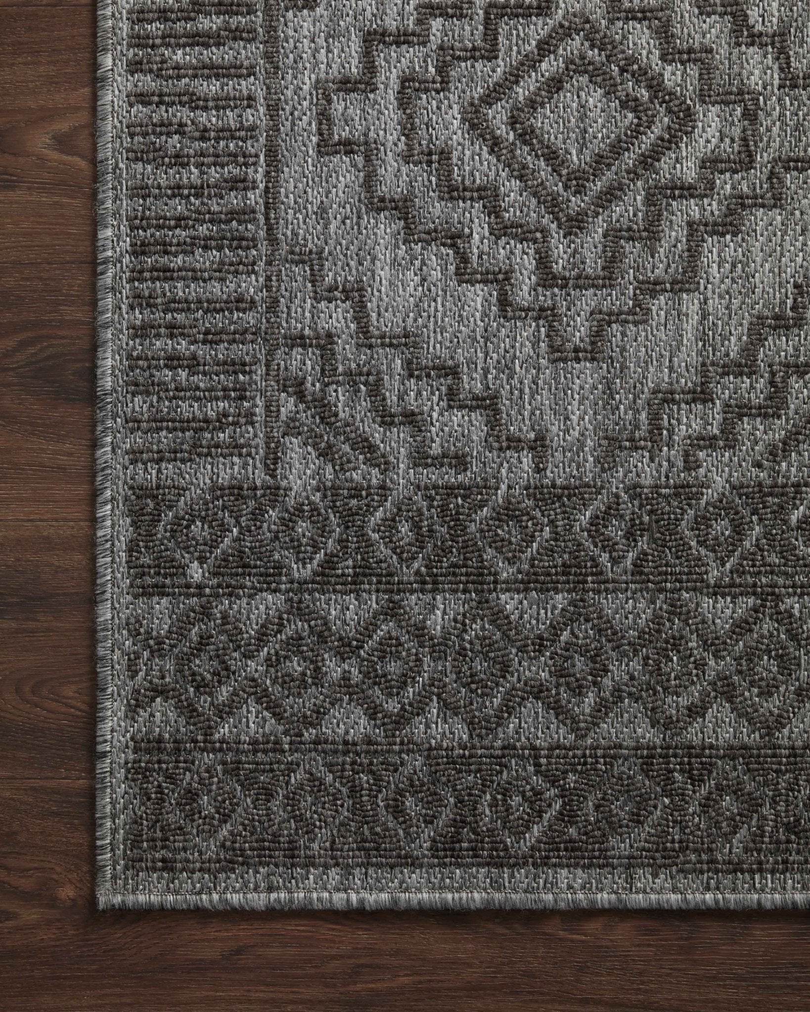 Loloi Rainier Grey / Charcoal Area Rug White Cliff Studio Area Rug