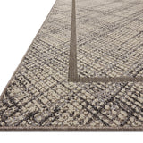 Loloi Rainier Ivory / Charcoal Area Rug White Cliff Studio Area Rug